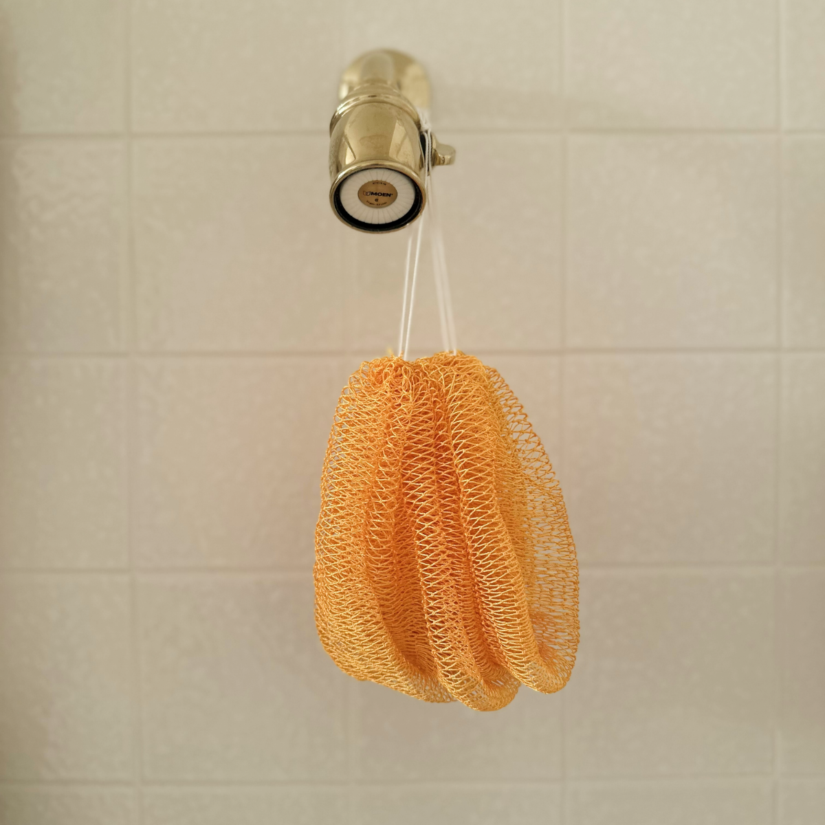 African Net Sponge - Yellow, hanging