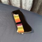 #TakePride Rainbow Queer Socks - pair, rainbow and black