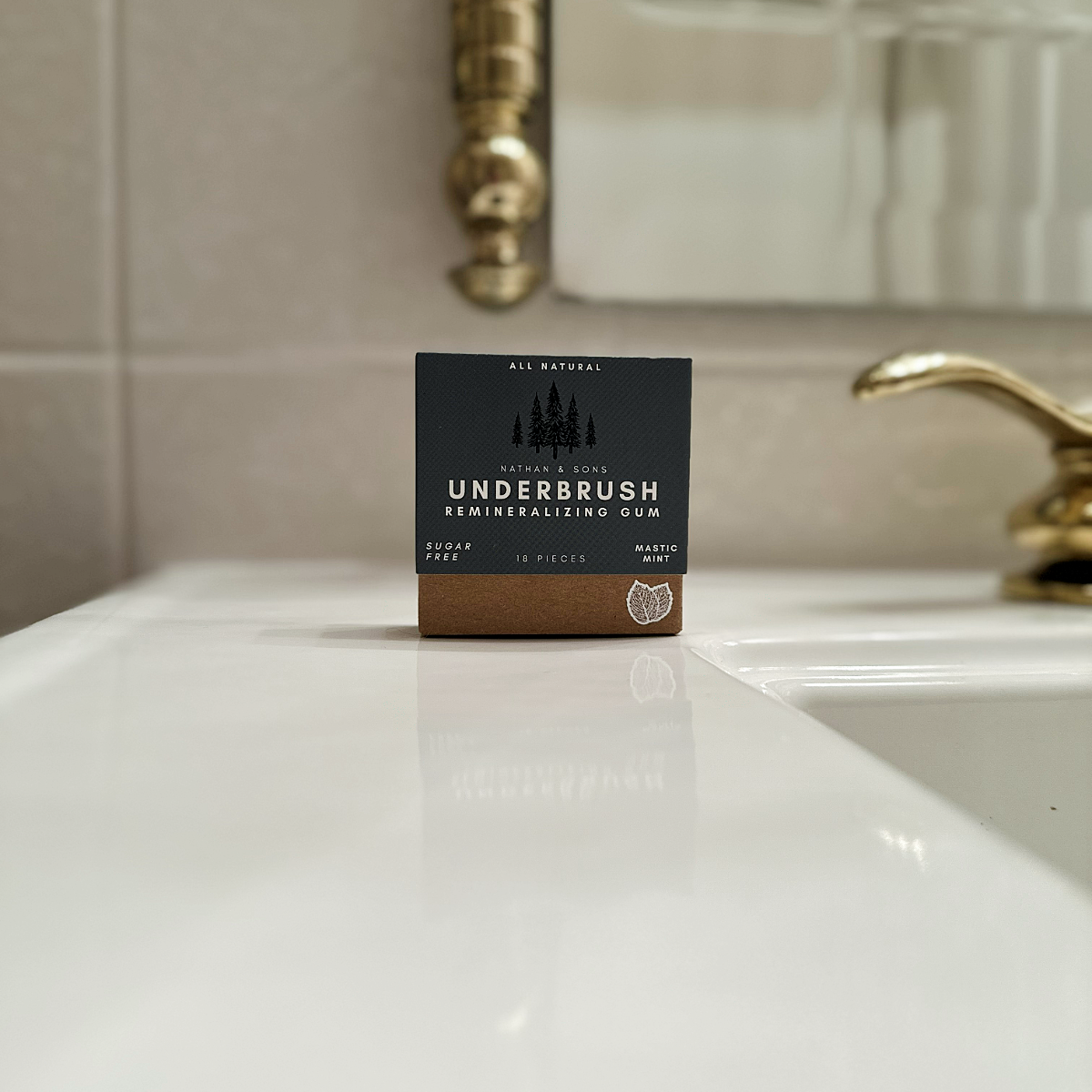 Underbrush Gum - Mastic Mint, front