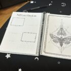 Writual Tarot 3-Cards A Day Planner- self love check in & color page