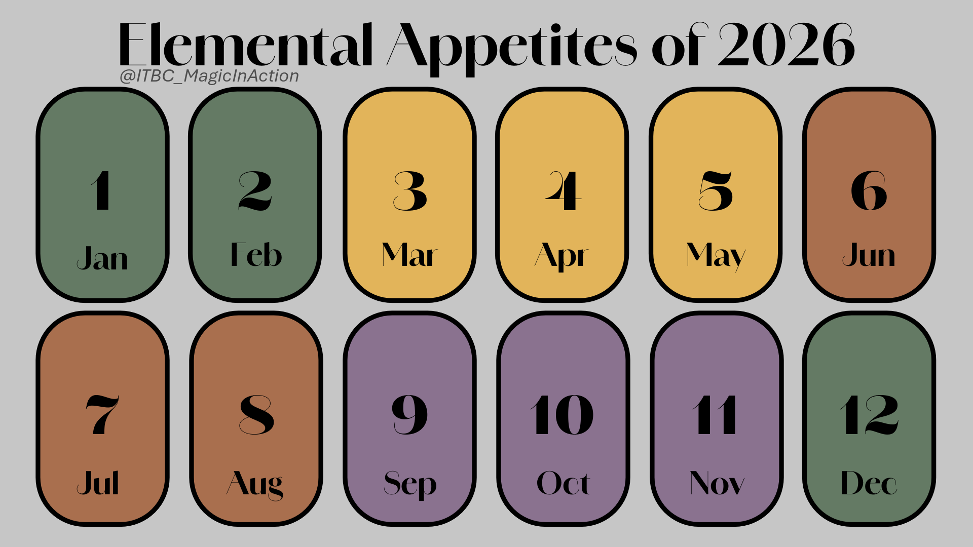 2026 Elemental Appetites